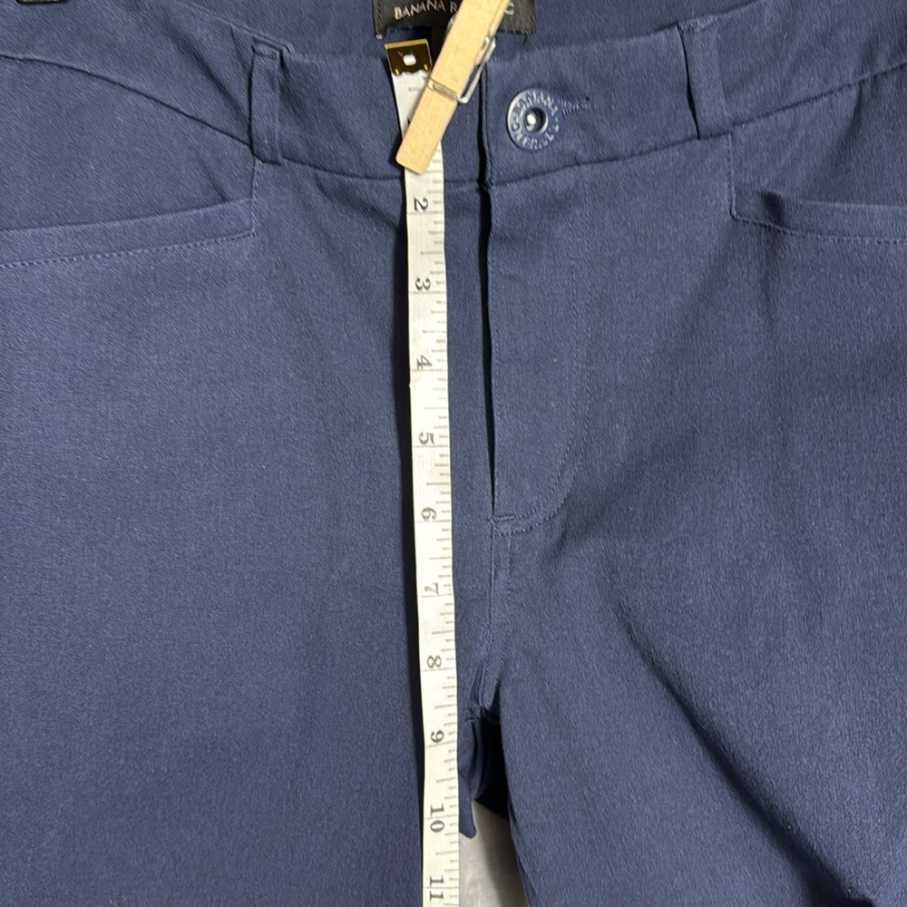 Banana Republic pants women’s size 8 Dark Blue Pants cropped length straight leg - Picture 4 of 12